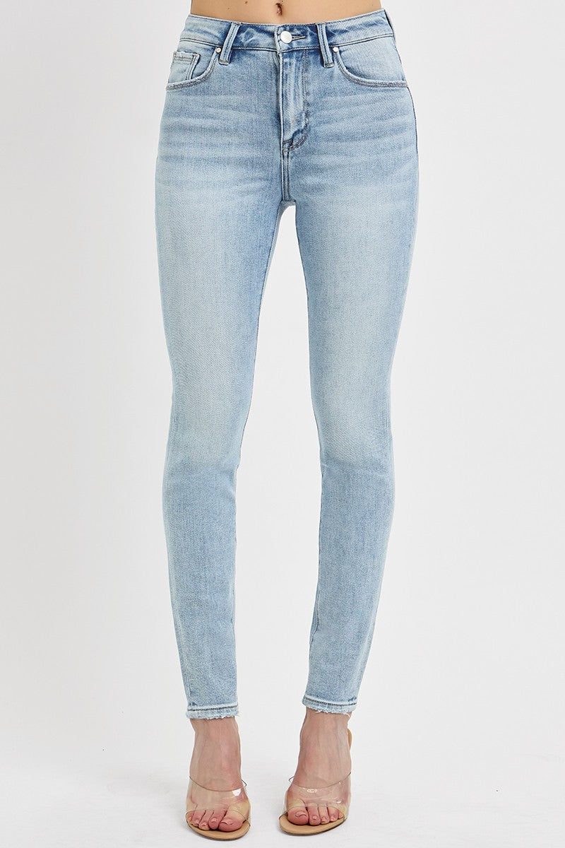 High Rise Ankle Skinny Jean