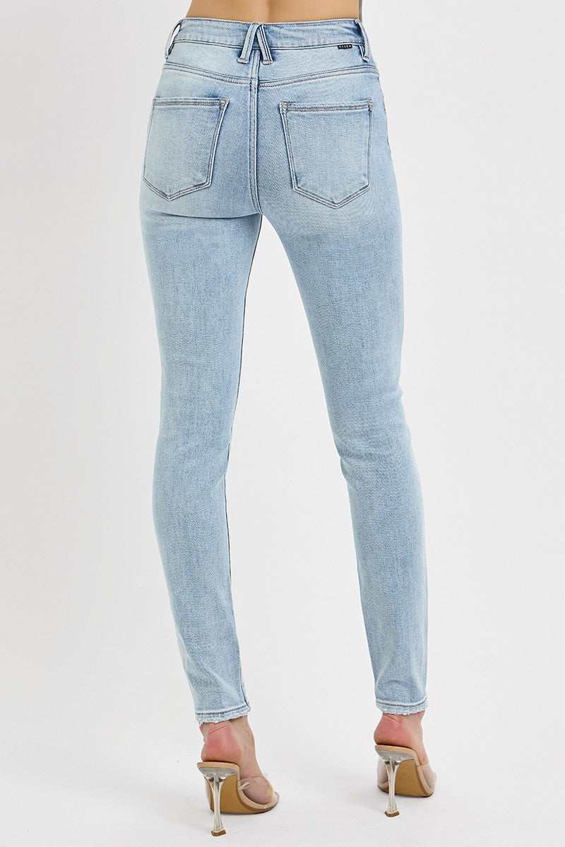 High Rise Ankle Skinny Jean