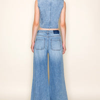 Crossover Wide Leg Jean