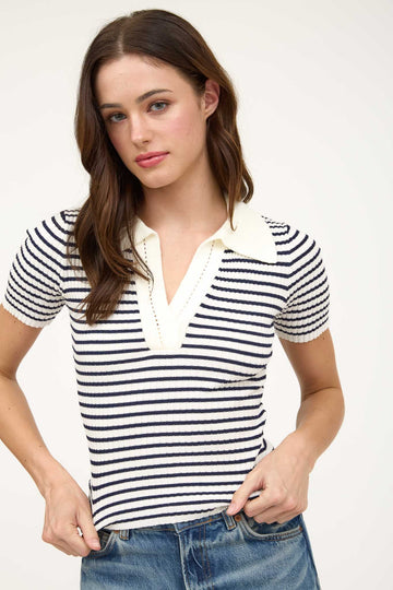 Sailor Stripe Knit Top