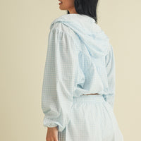 Gingham Windbreaker