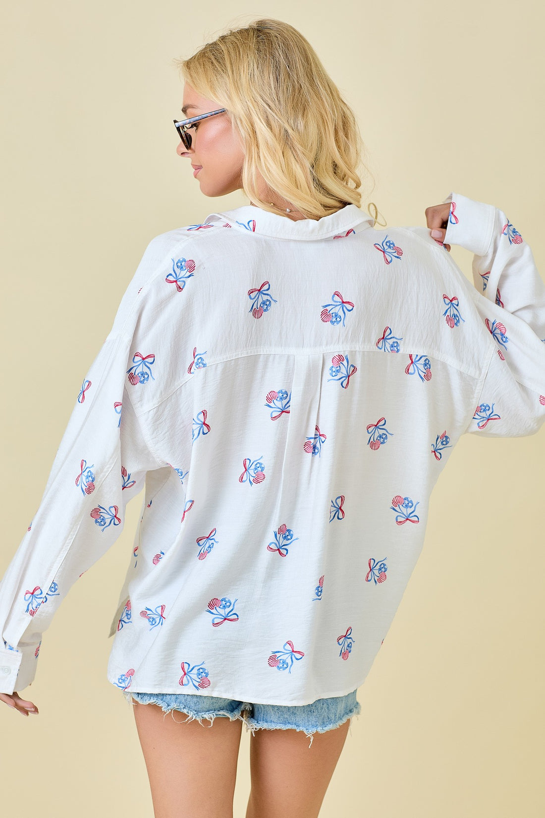 Cherry Americana Long Sleeve