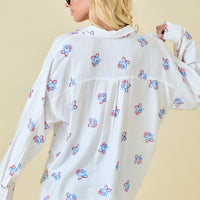 Cherry Americana Long Sleeve