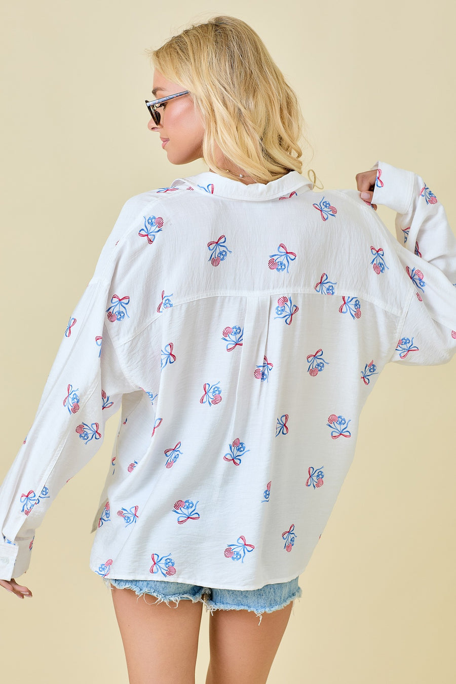 Cherry Americana Long Sleeve