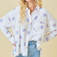Cherry Americana Long Sleeve