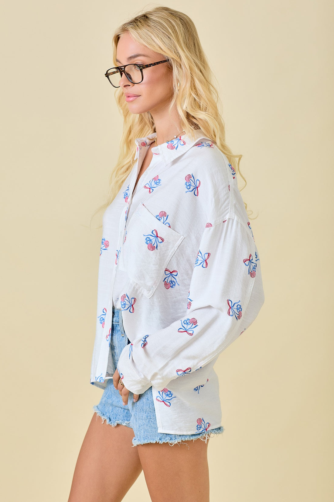 Cherry Americana Long Sleeve