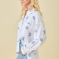 Cherry Americana Long Sleeve