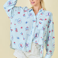 Striped Americana Long Sleeve