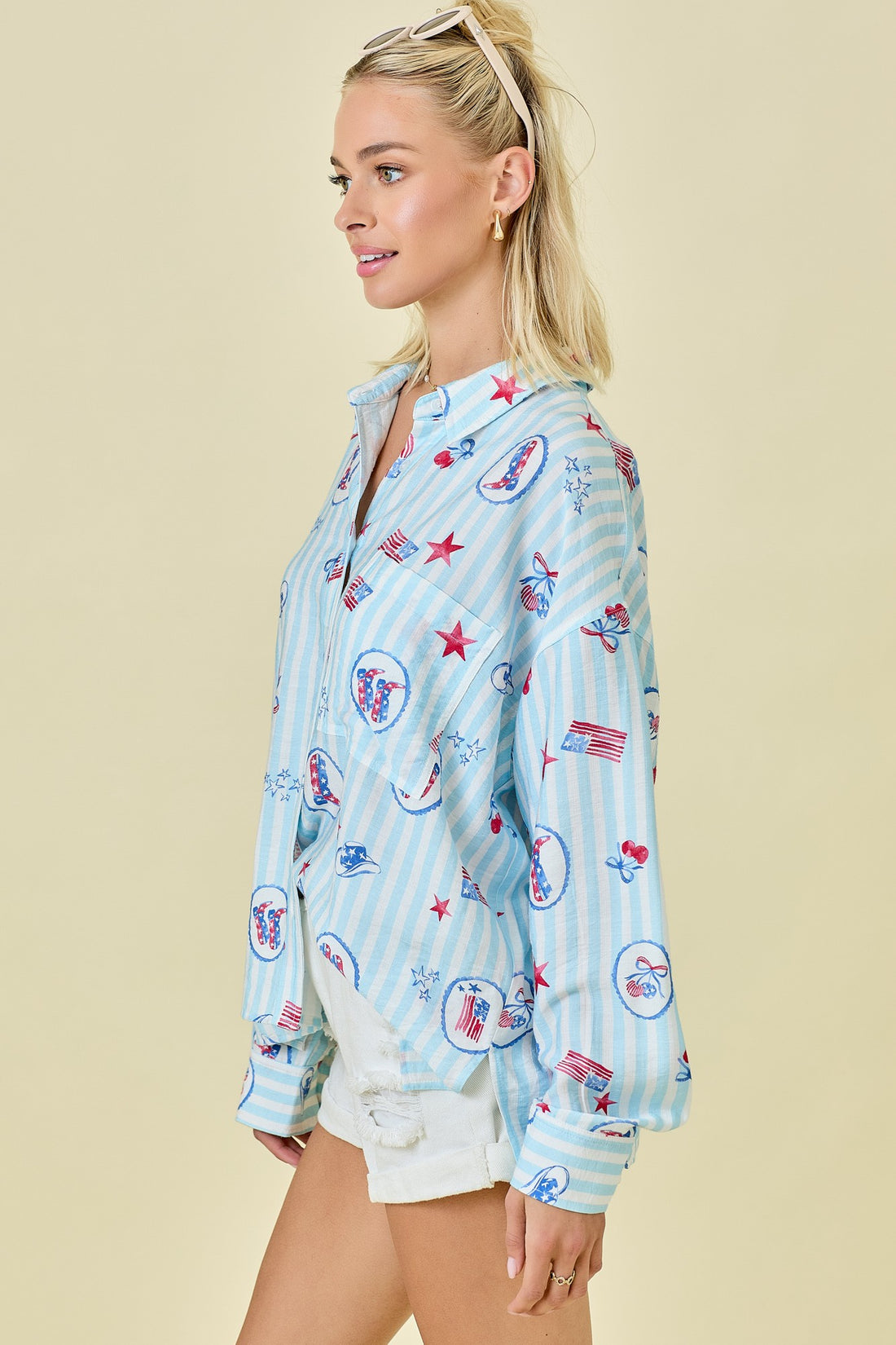 Striped Americana Long Sleeve