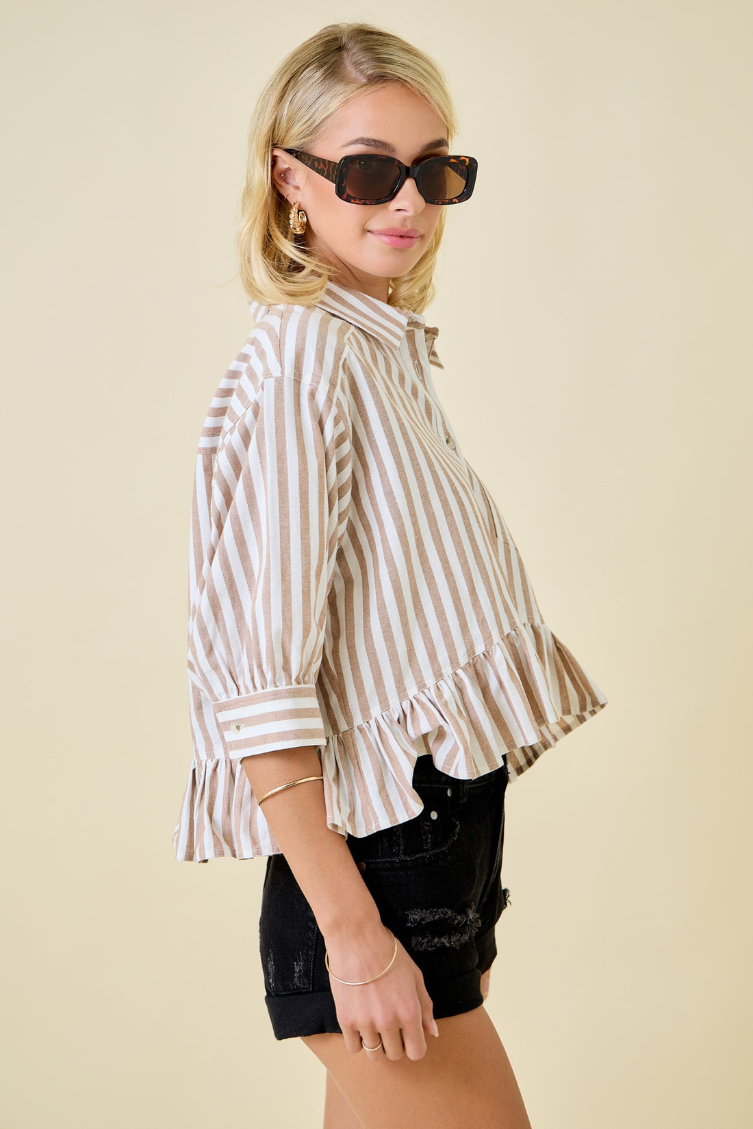 Izzy Ruffle Blouse