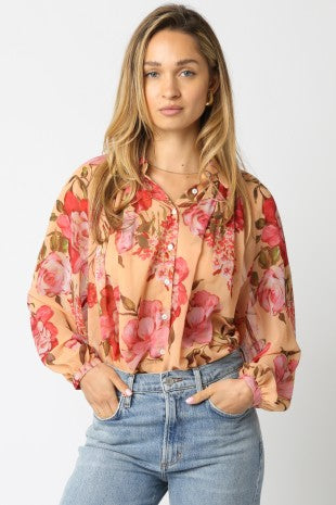 Katie Floral Top