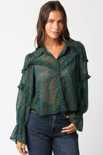 Zaria Ruffle Blouse