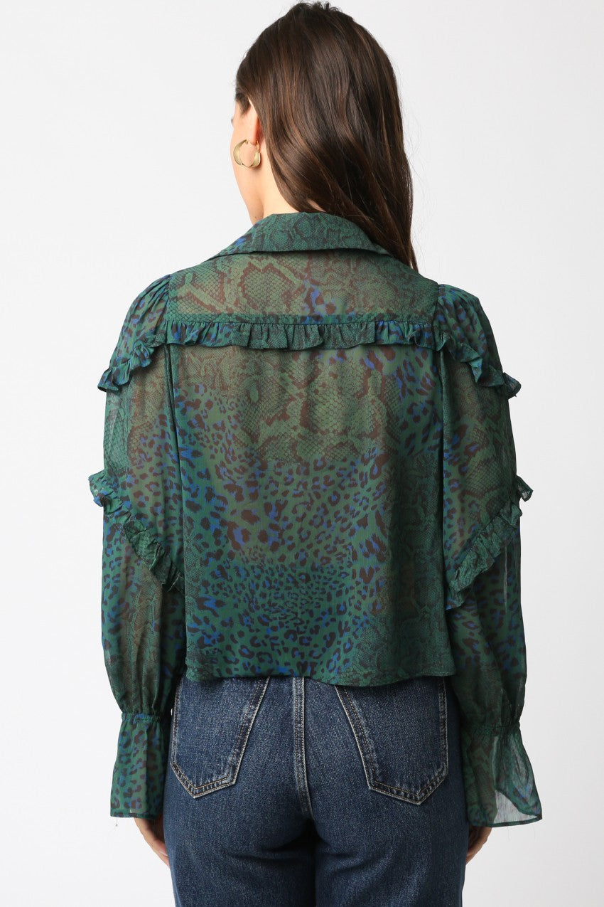 Zaria Ruffle Blouse
