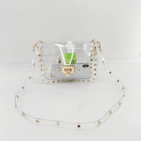 Studded Clear Crossbody