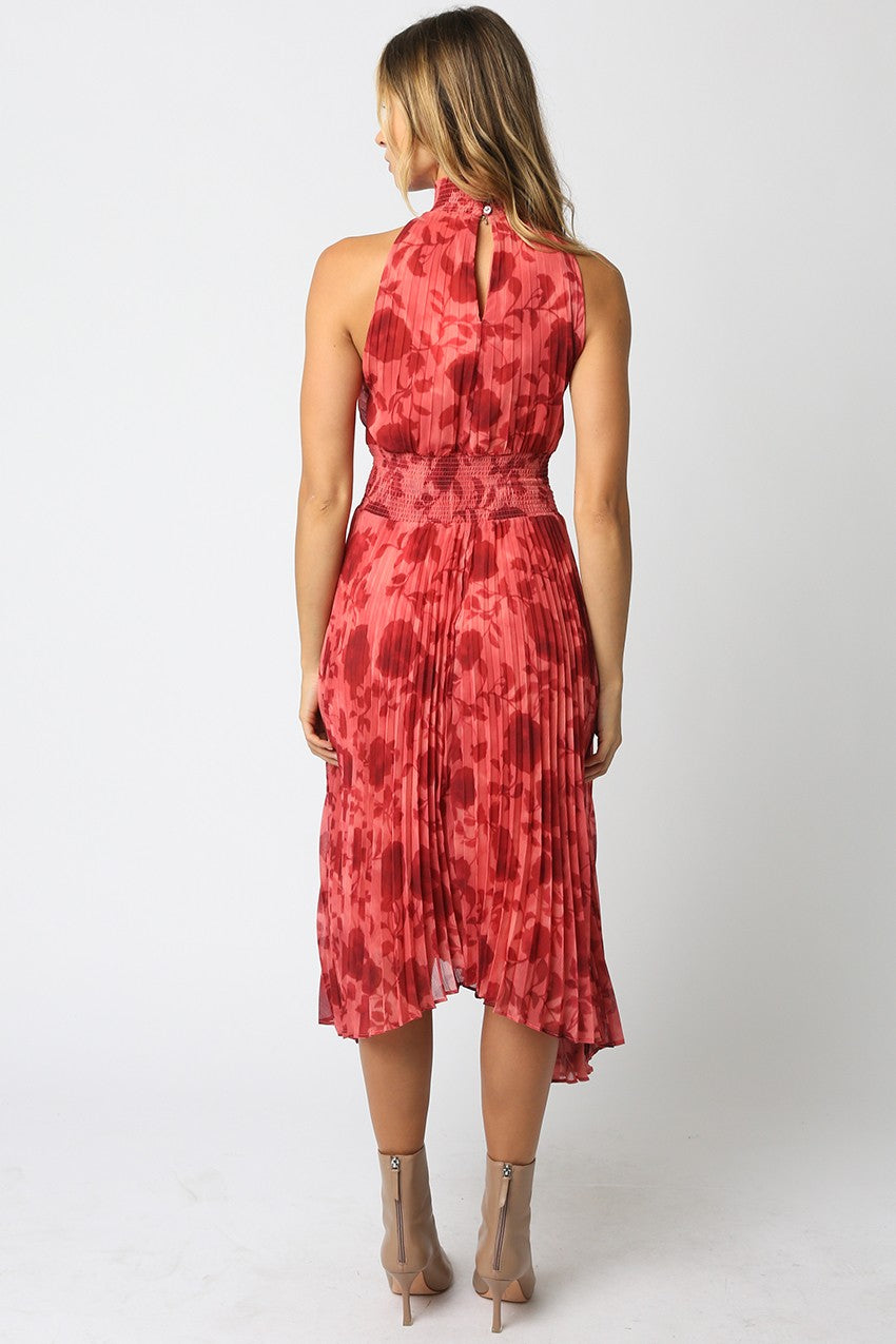 Carrie Floral Halter Dress