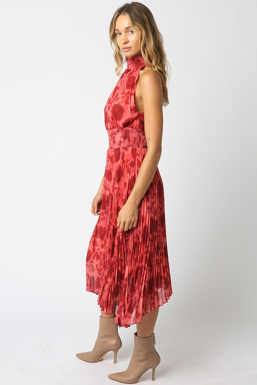 Carrie Floral Halter Dress