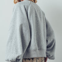 Puff Sleeve Sweatshirt