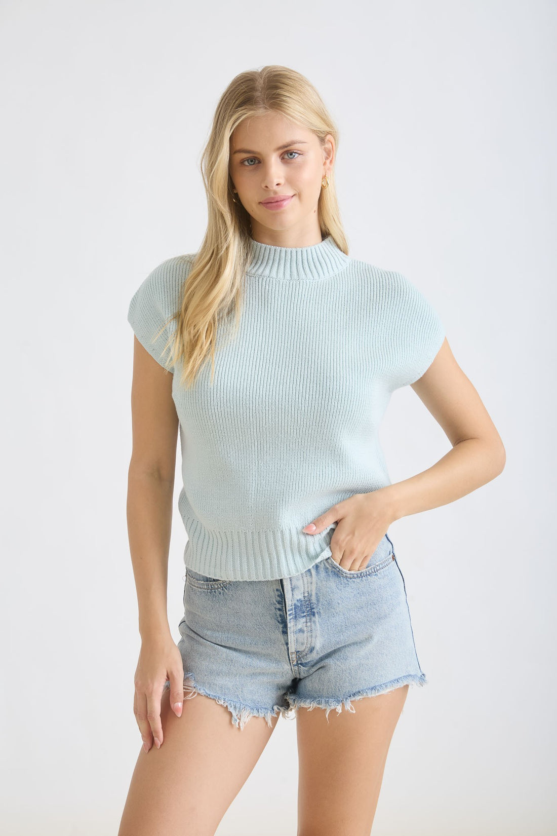 Mia Mock Neck Sweater