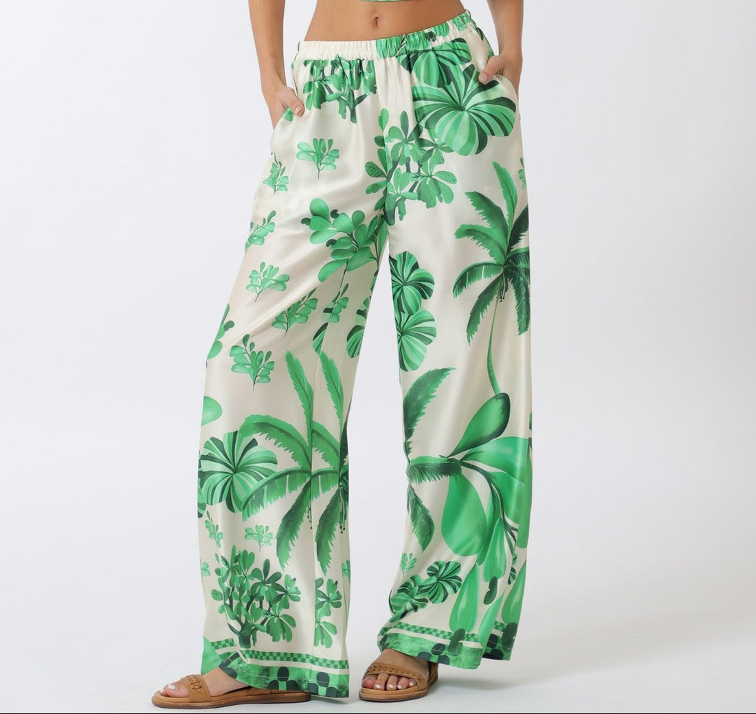 Tropical Palm Pants