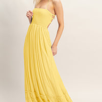 Smocked Halter Maxi