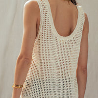 Coastal Breeze Crochet Tank