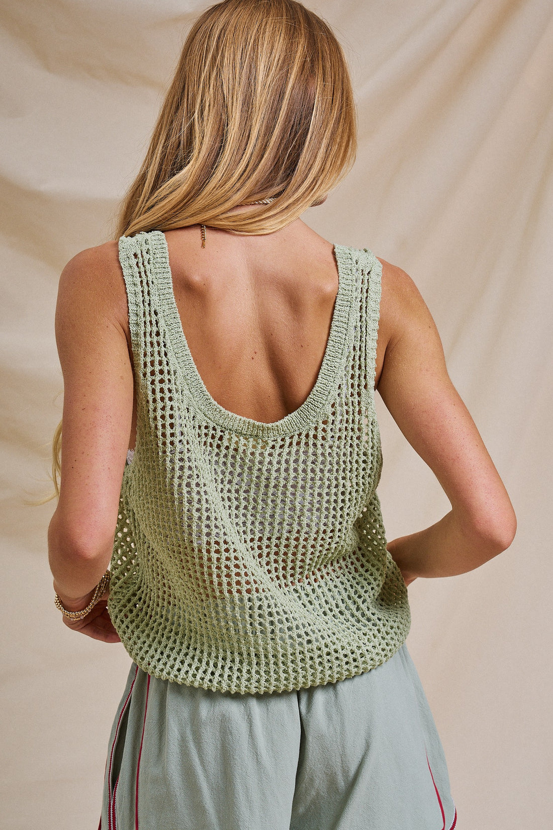 Coastal Breeze Crochet Tank