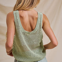 Coastal Breeze Crochet Tank