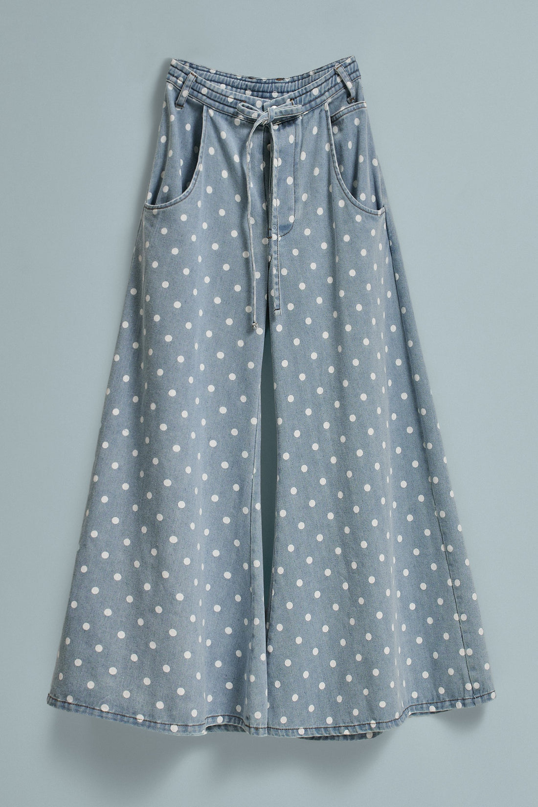 Polka Dot Wide Leg Pants