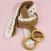 Wooden Ring Crochet Belt