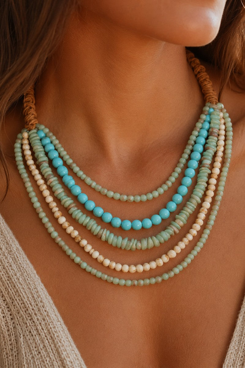 Layered Beaded Necklace