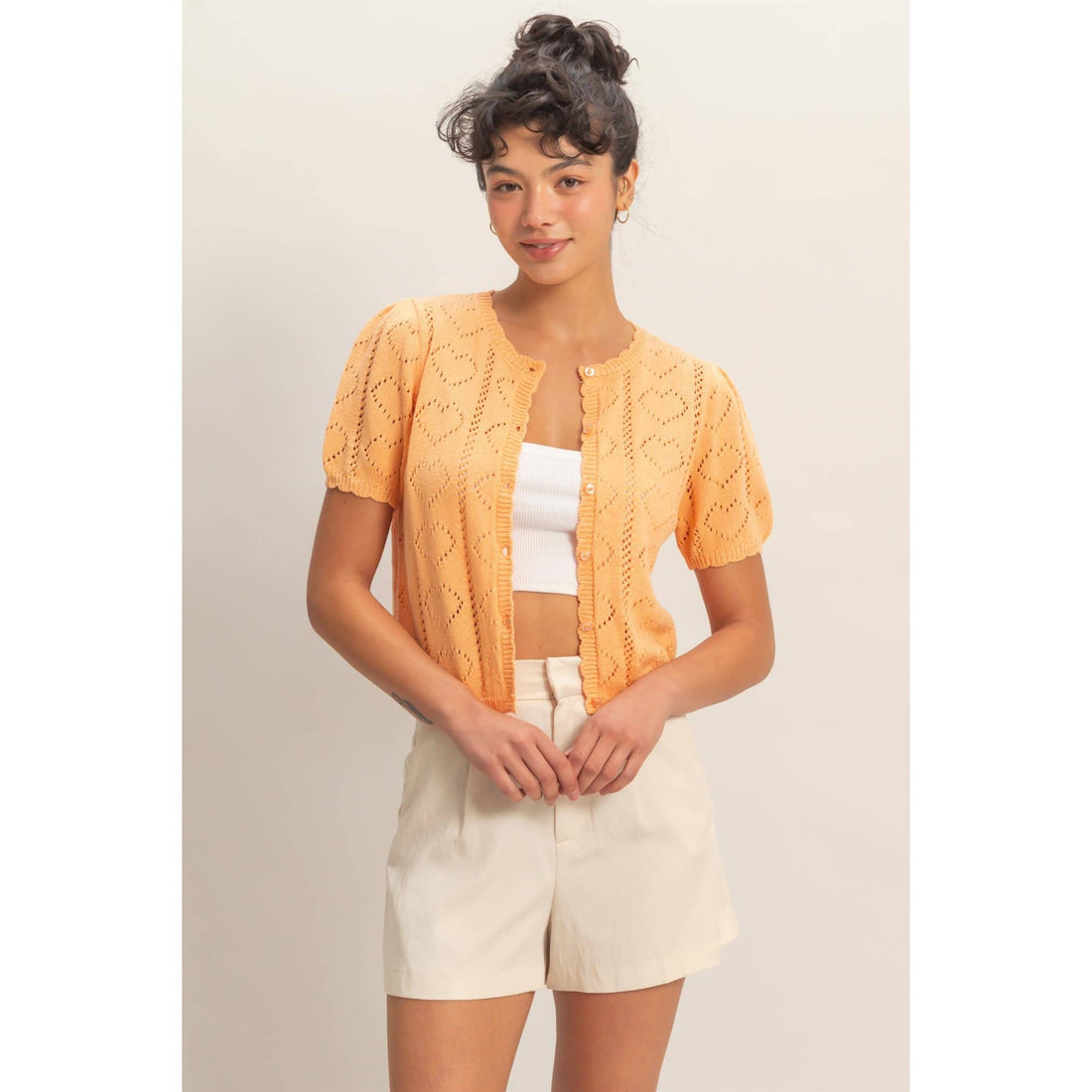 Knit Button Up Cardigan