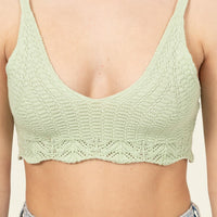 Crochet Knit Crop Top