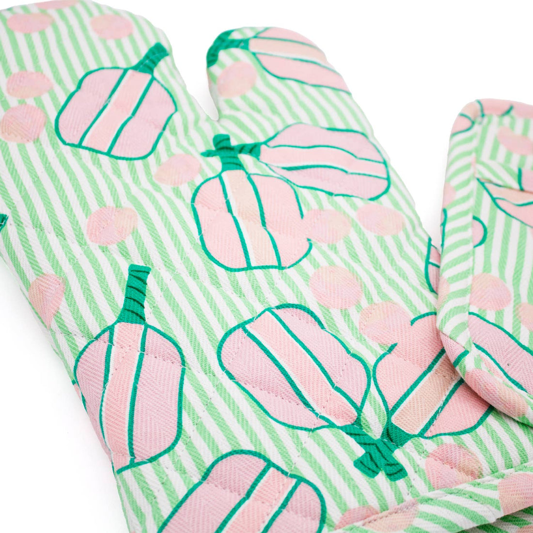 Pickleball Stripe Oven Mitt Set