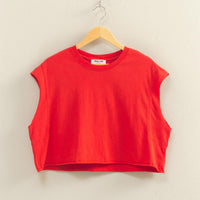 Crew Neck Body Cropped Top