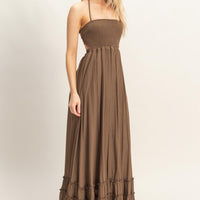 Smocked Halter Maxi