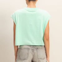 Crew Neck Body Cropped Top