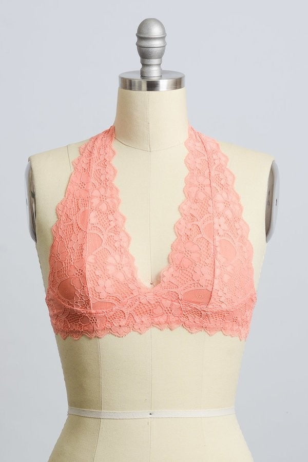 Lace Halter Bralette
