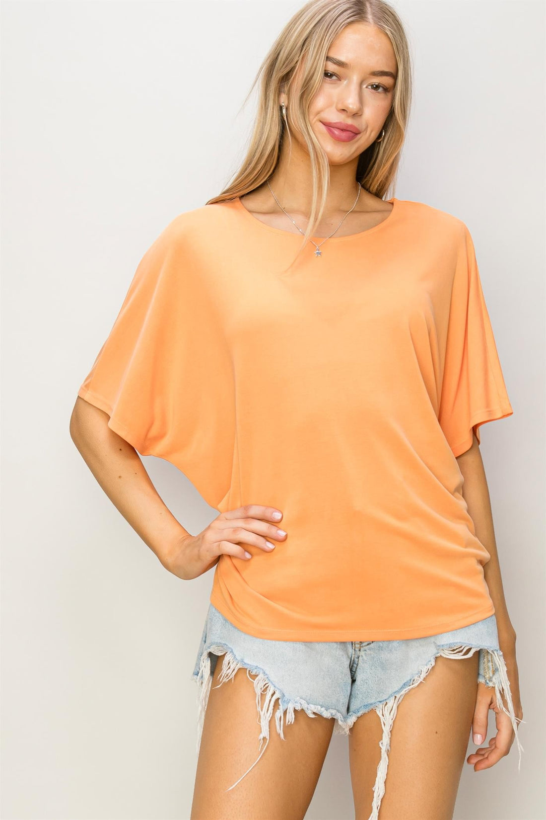 Dolman Short Sleeve Top
