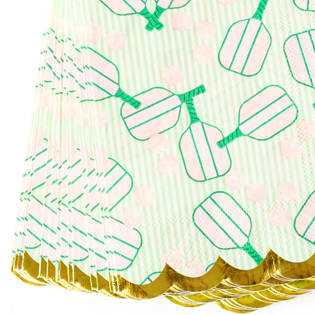 Pickleball Stripe Guest Towels