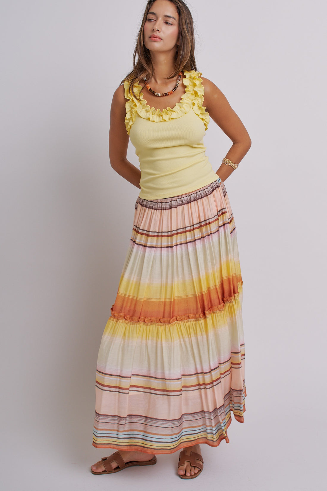 Sunset Breeze Maxi Skirt