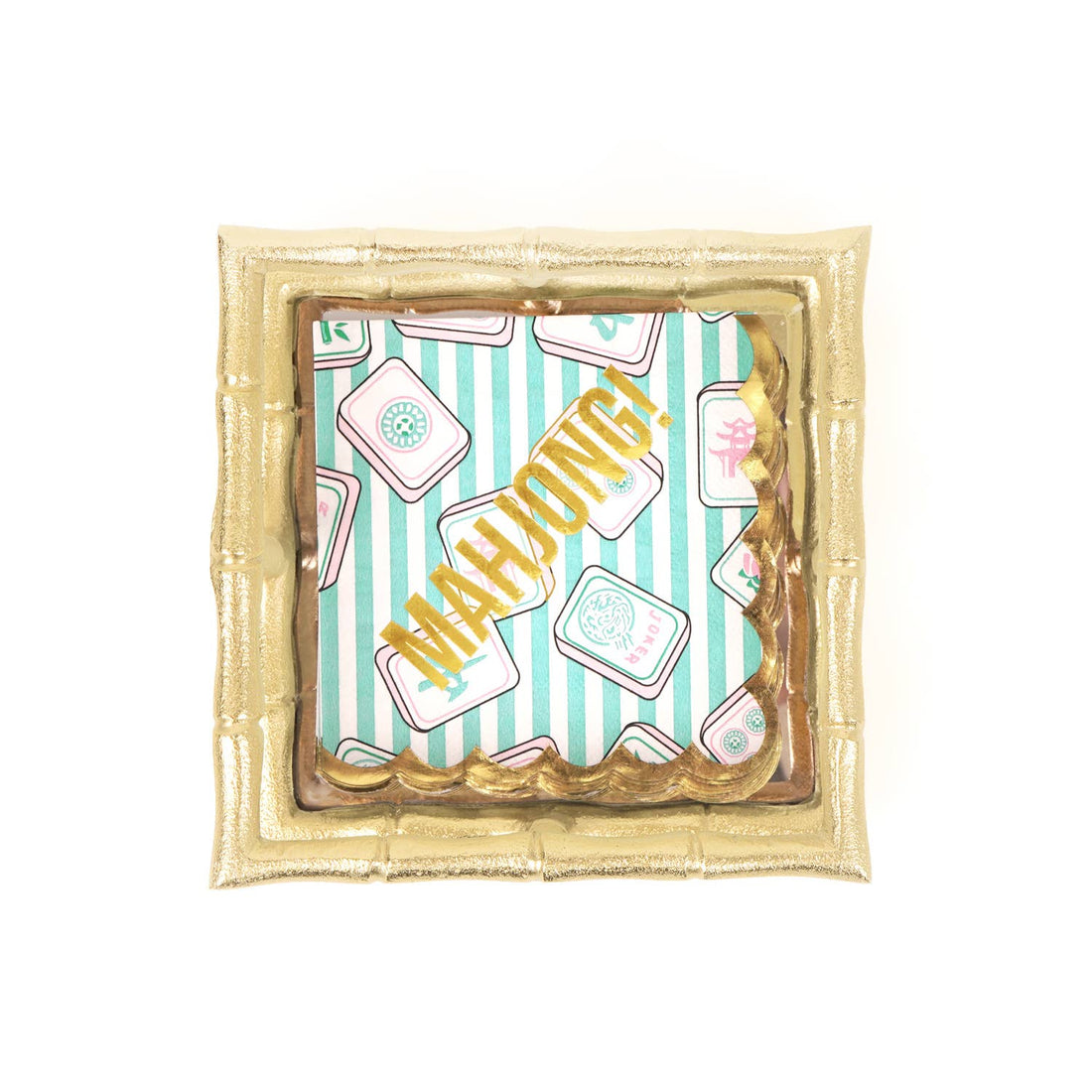Mahjong Beverage Napkins