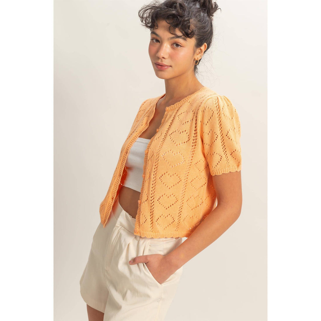 Knit Button Up Cardigan