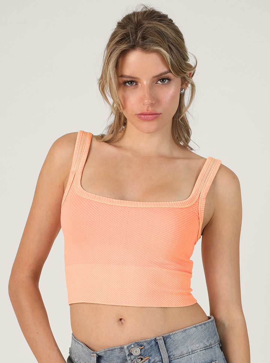 Vintage Chevron Scoop Neck