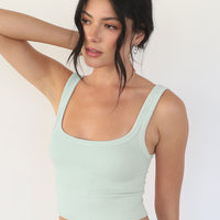 Vintage Chevron Scoop Neck