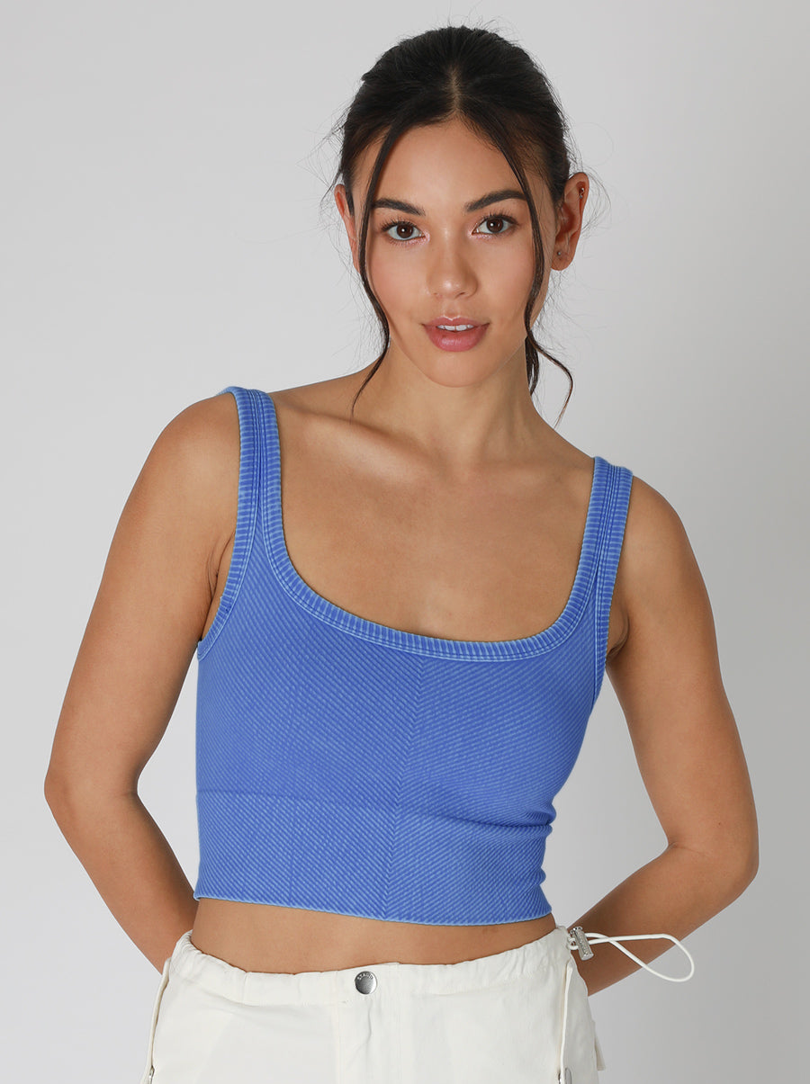 Vintage Chevron Scoop Neck