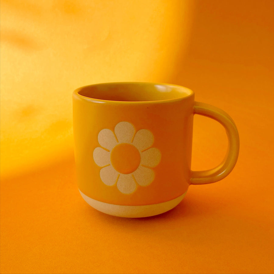 70s Flower Mug