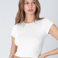Ribbed Baby Tee