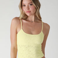 Floral Textured Lace Cami