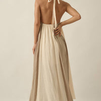 Colorblock Cotton Gauze Maxi