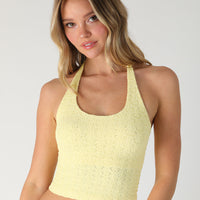 Floral Lace Halter Top